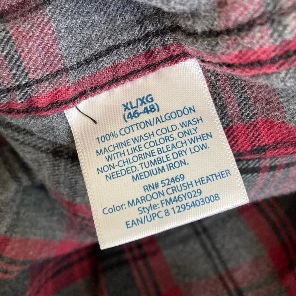 Faded Glory | Men’s Plaid Button Down Shirt - Picture 4 of 4